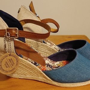 Chelsee Girl Espadrilles, blue, size 7